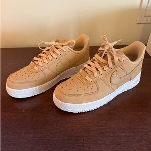 Nike Womens Air Force 1 Premium MF Vachetta Tan/White Size 8